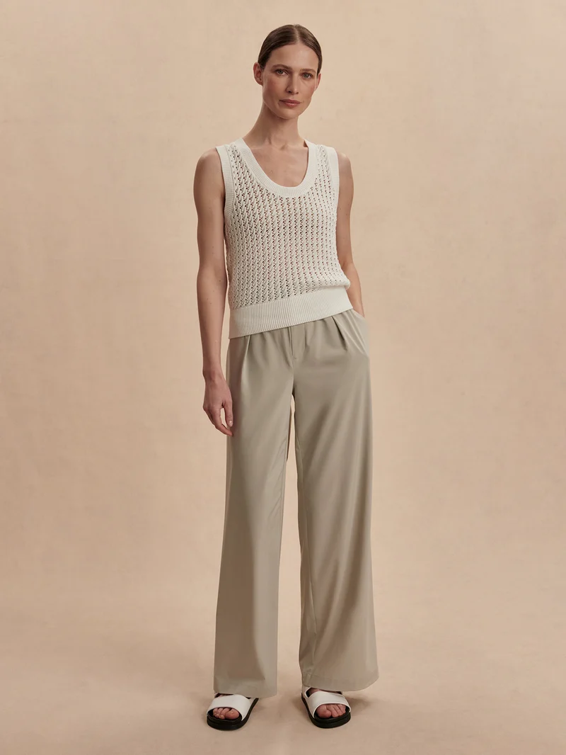 Lightweight Stretch Wide Leg Travel Pant Regular