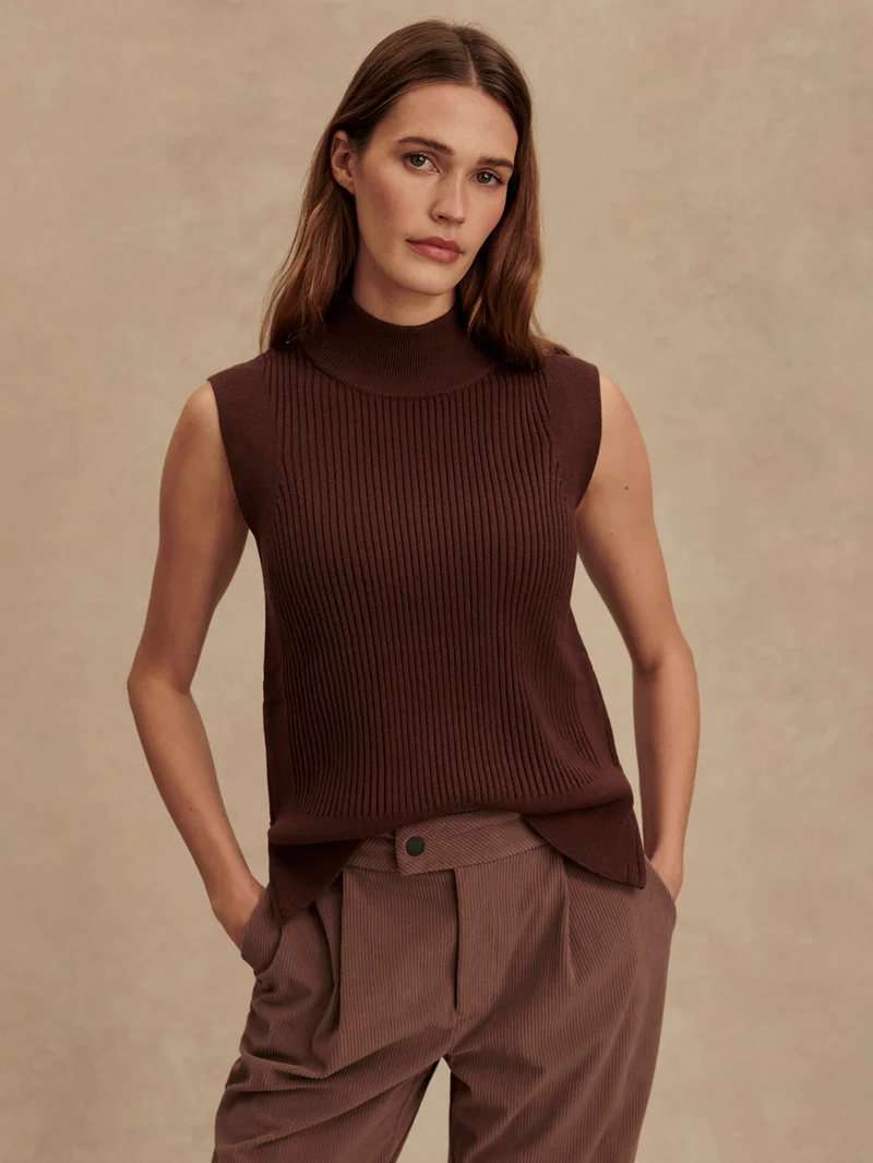 Lois High Neck Tank