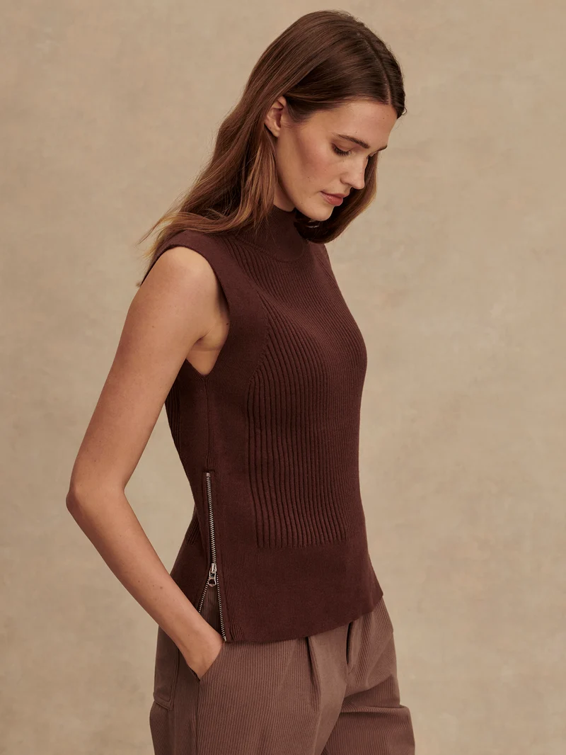 Lois High Neck Tank