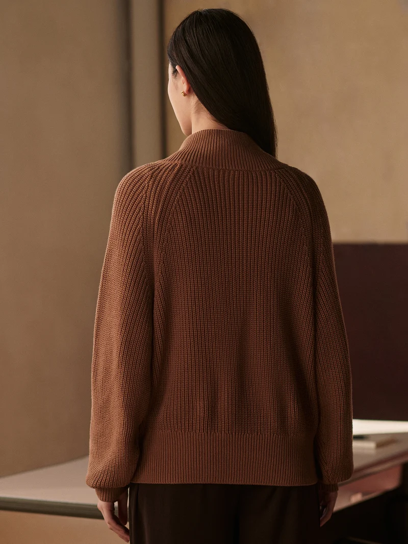 Tessa Zip-Through Knit Jacket