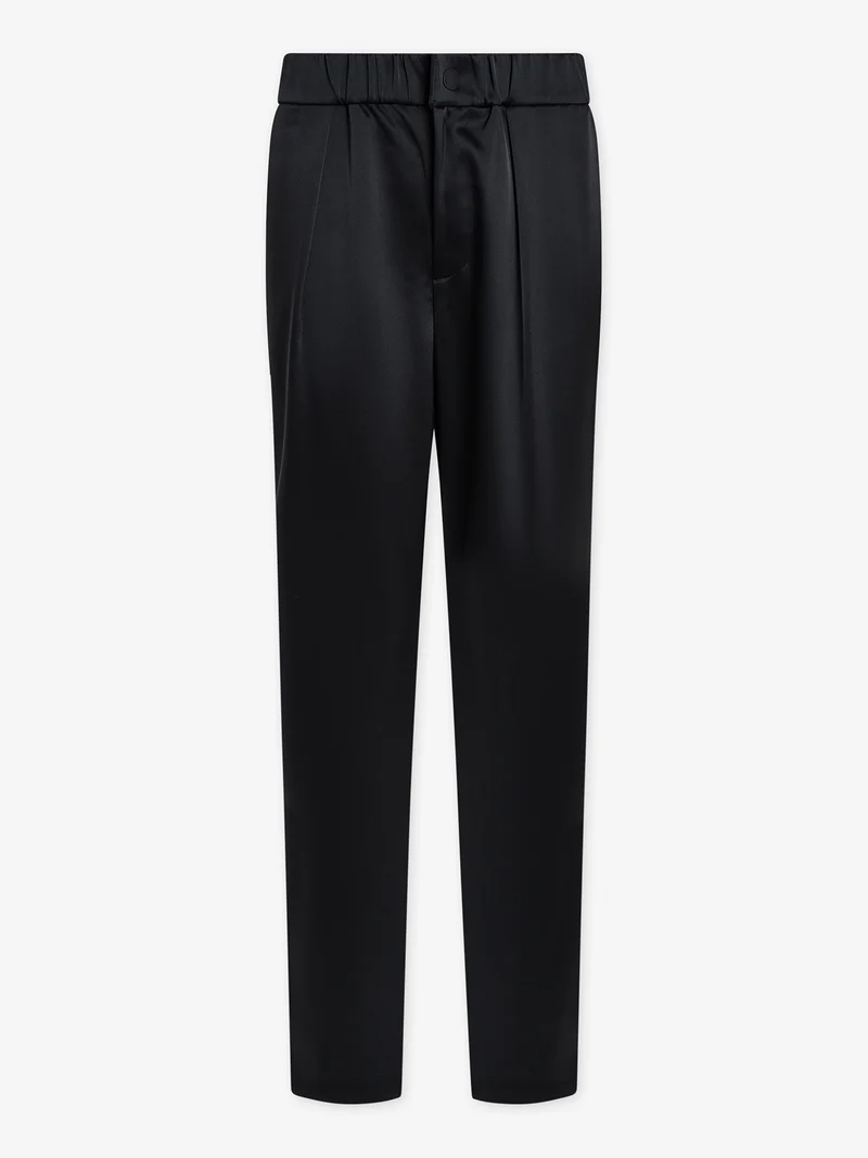 Double Satin Elegant Tapered Trouser Long