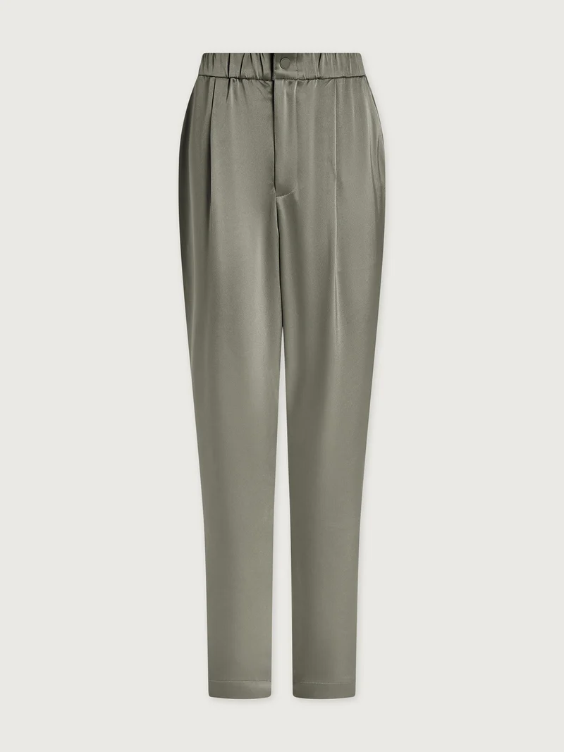 Double Satin Elegant Tapered Trouser Regular