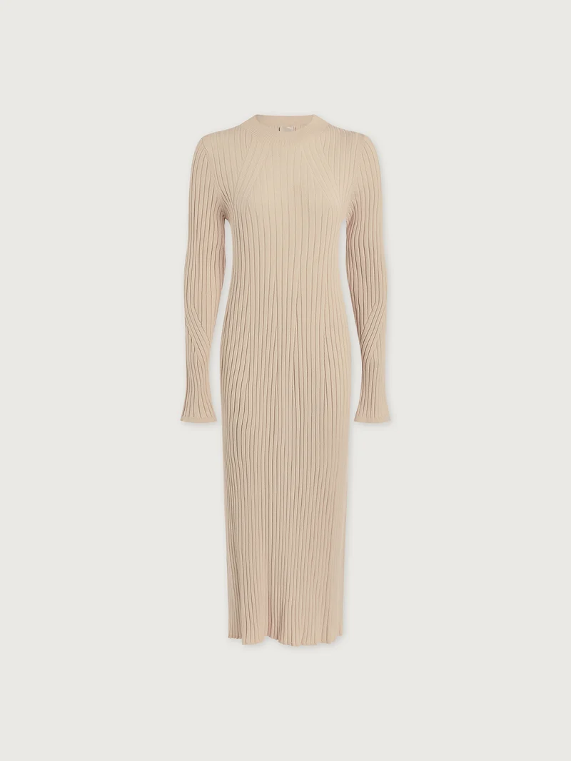 Axel Rib Knit Midi Dress