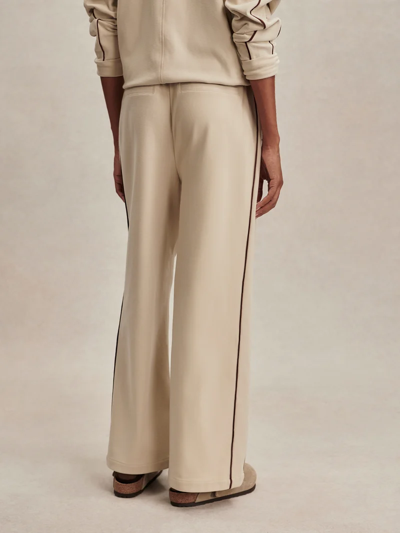 Brushed Rib Wide Leg Pant 30