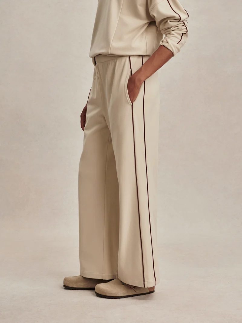 Brushed Rib Wide Leg Pant 28