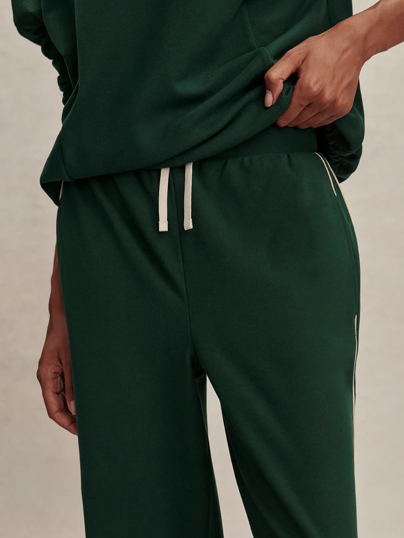 Brushed Rib Wide Leg Pant 28