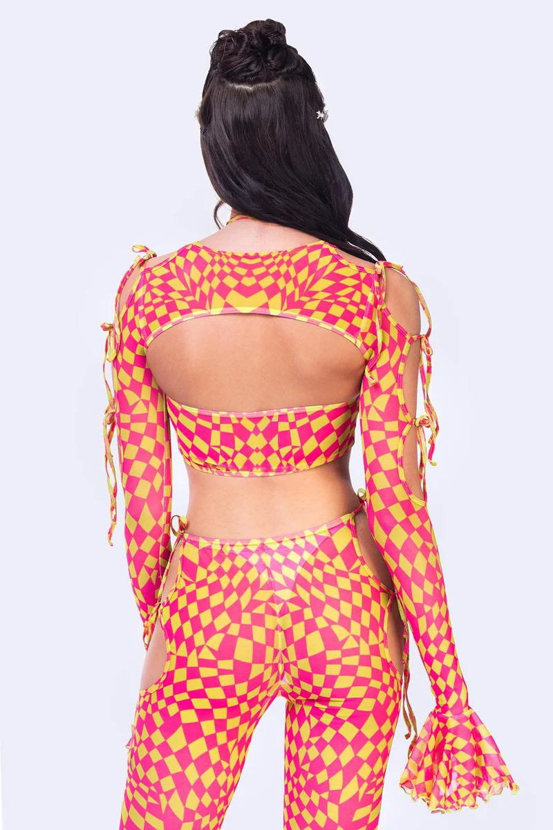 Square Up 2-Piece Ribbon Top