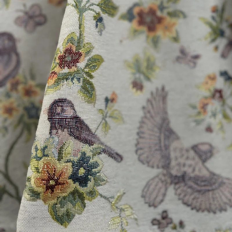 Olivenorma Boho-Maxikleid mit Vogel- und Blumenmuster, hoher Taille und Falten