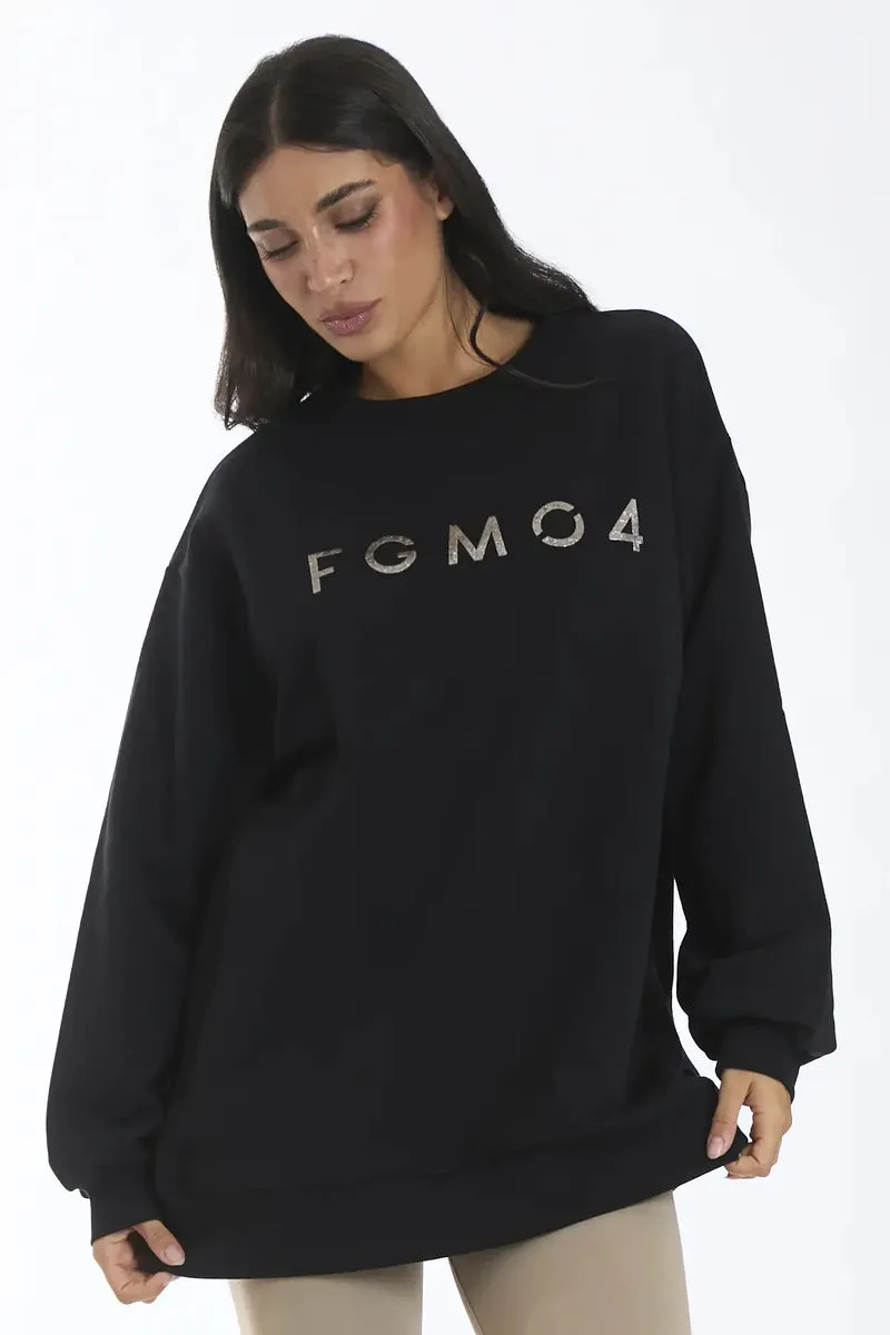 Felpa Rock Nero