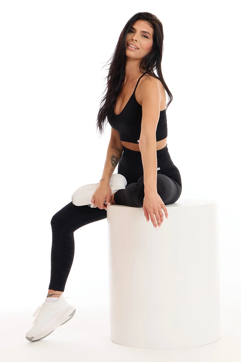 Leggings Push Up Jungle Tigre 2.0 Nero