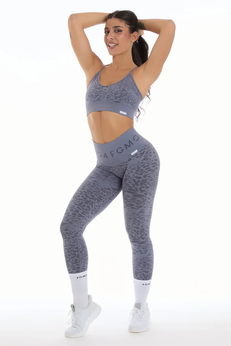 Top Jungle Leopardo 2.0 Blu Granito