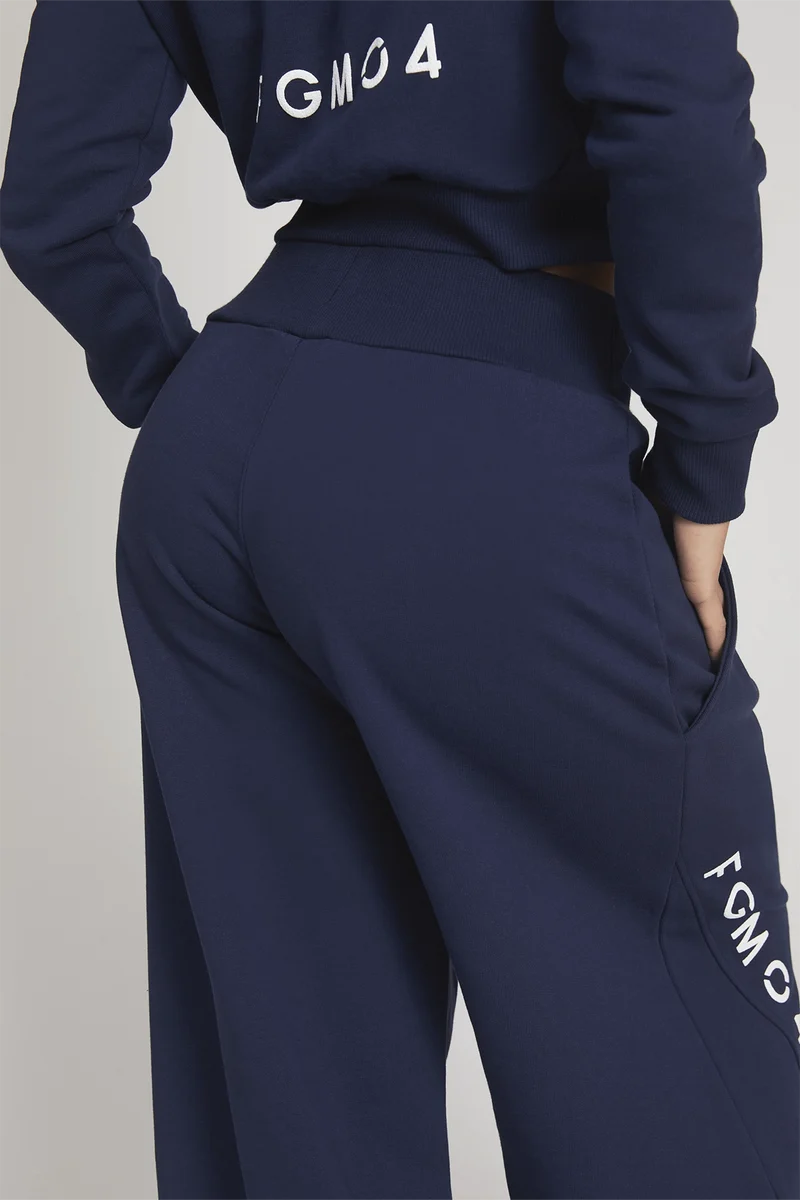 Pantalone Donna Baggy Ikonic Blu Notte