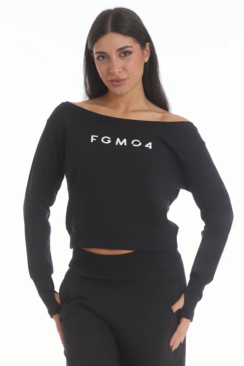 Felpa Ikonic Core Nero
