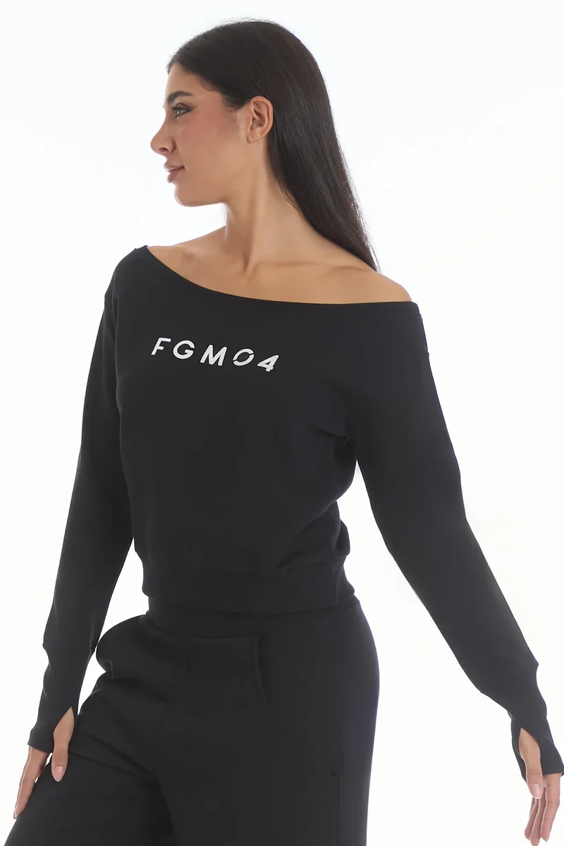 Felpa Ikonic Core Nero