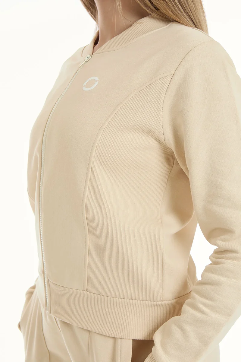 Felpa Ikonic Active Zip Burro