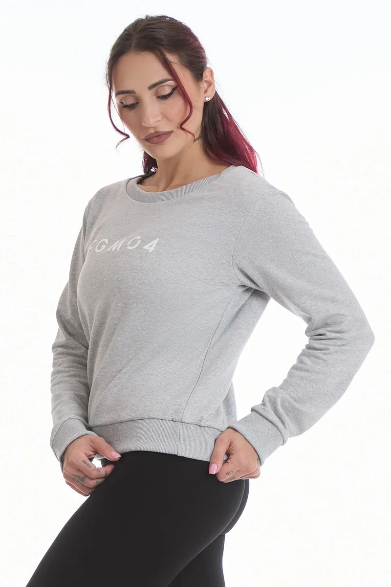 Felpa Ikonic WINTER FLAG Grigio Melange