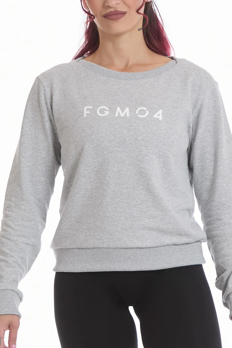 Felpa Ikonic WINTER FLAG Grigio Melange