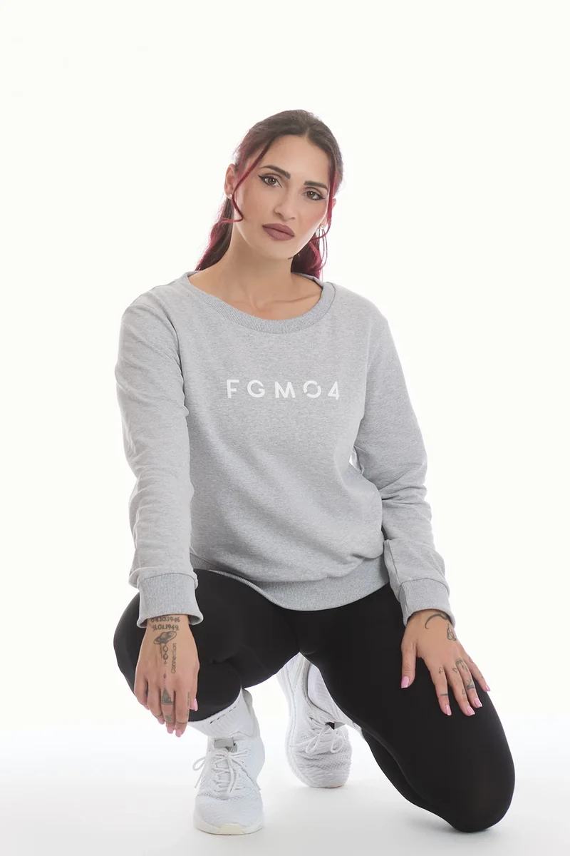 Felpa Ikonic WINTER FLAG Grigio Melange