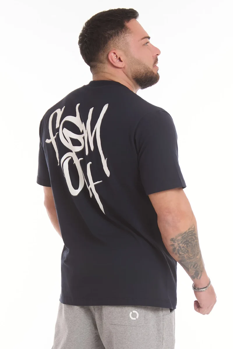 T-Shirt Uomo Street FGM04 Tag Blu