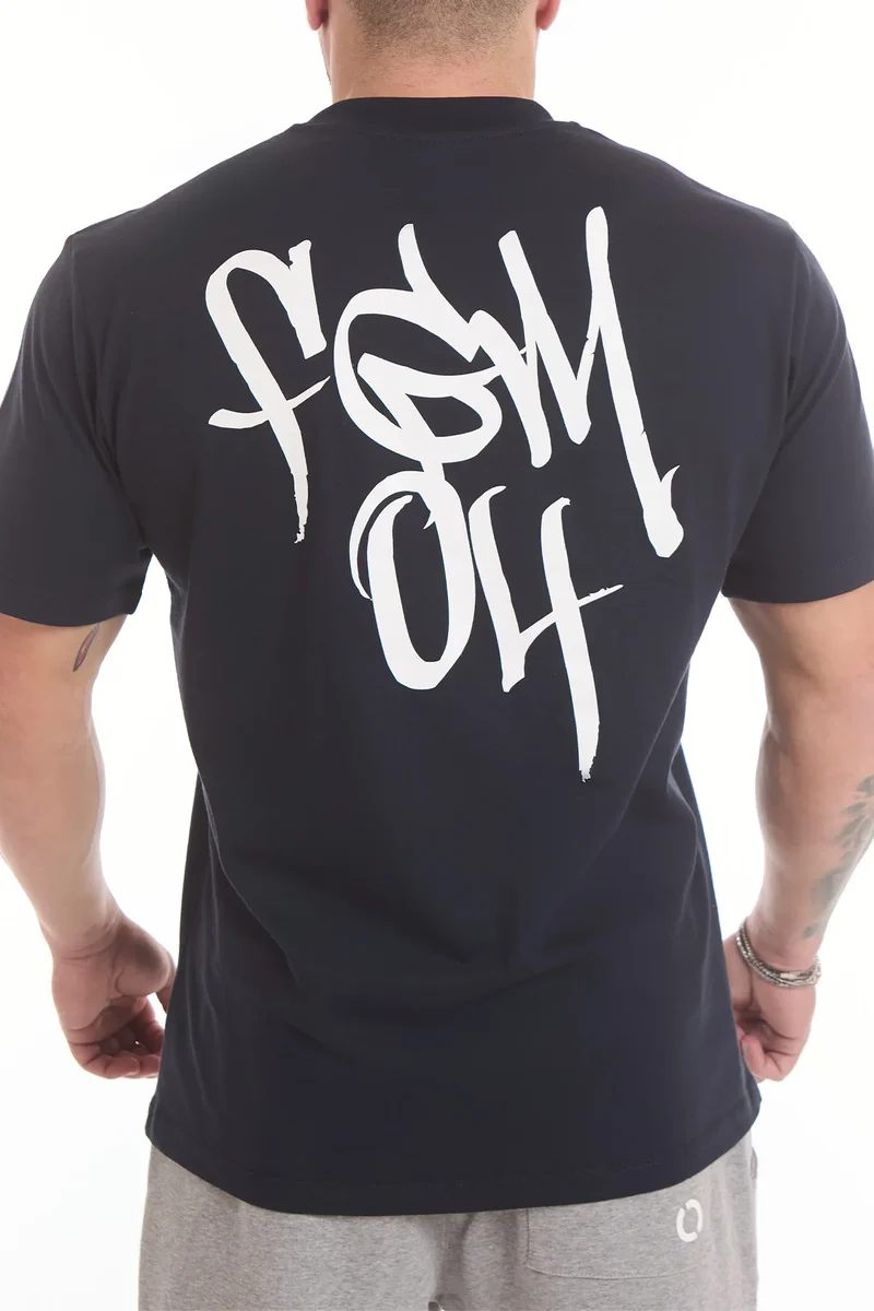 T-Shirt Uomo Street FGM04 Tag Blu