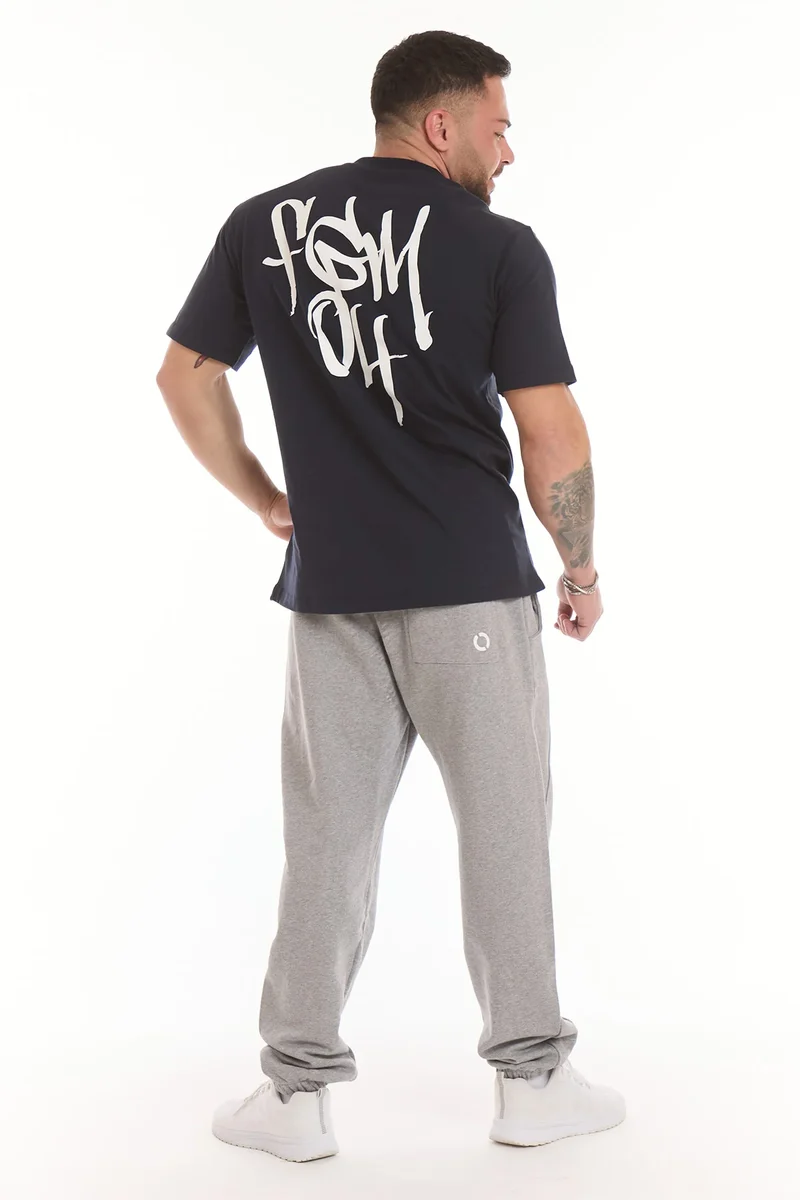 T-Shirt Uomo Street FGM04 Tag Blu