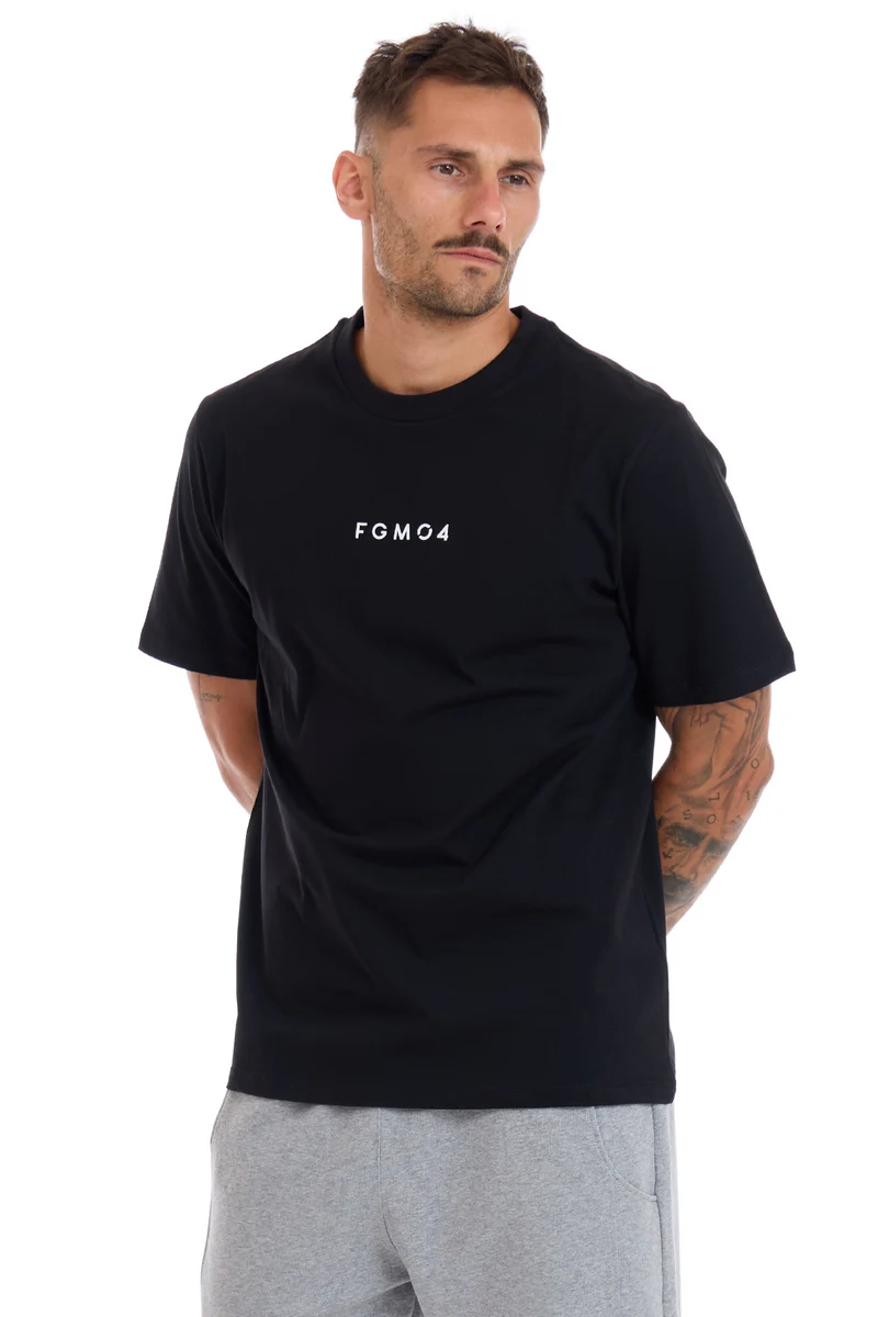 T-Shirt Uomo Street FGM04 Tag Nero