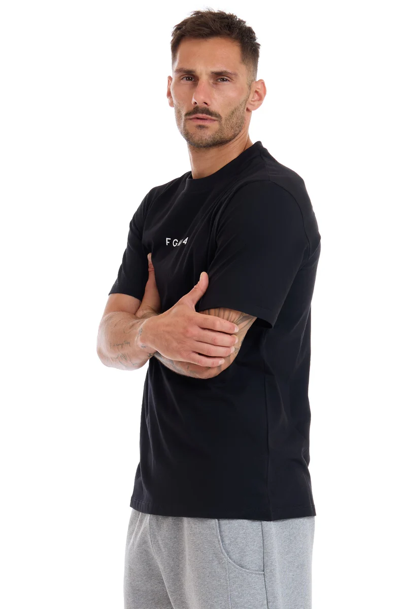 T-Shirt Uomo Street FGM04 Tag Nero