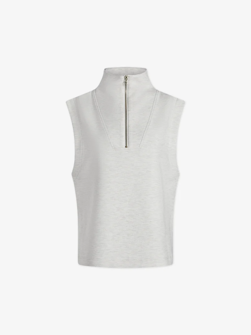 Magnolia Half Zip Tank 2.0