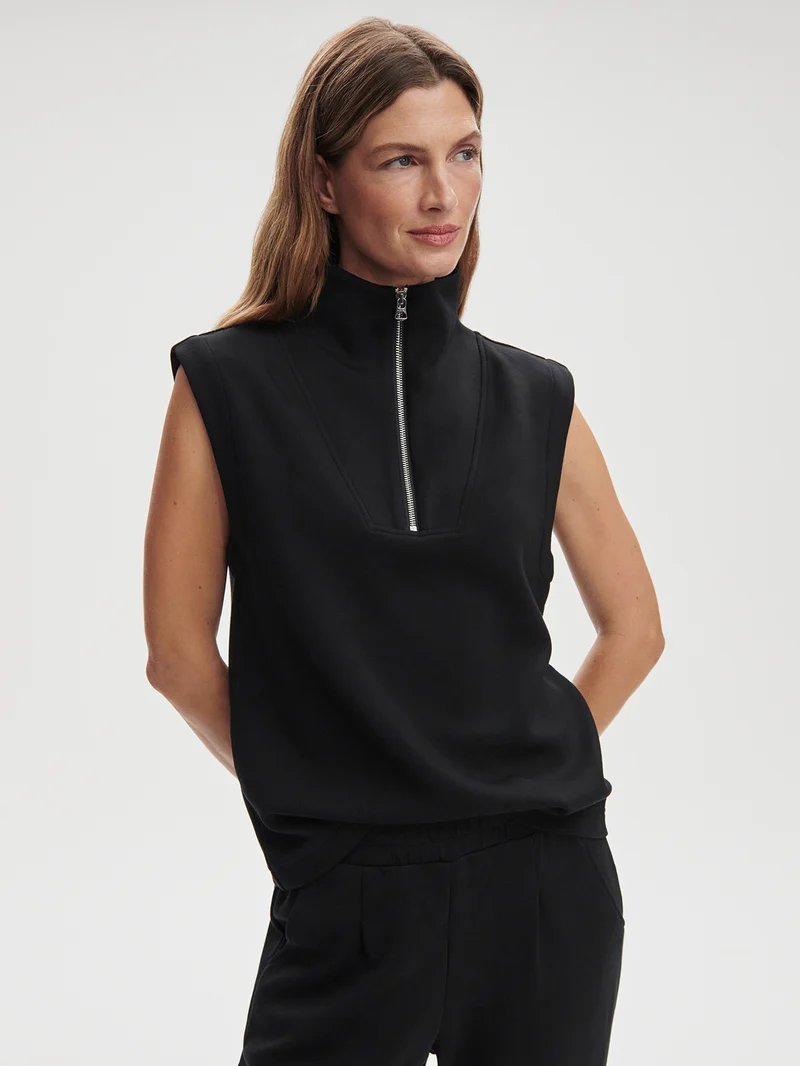 Magnolia Half Zip Tank 2.0