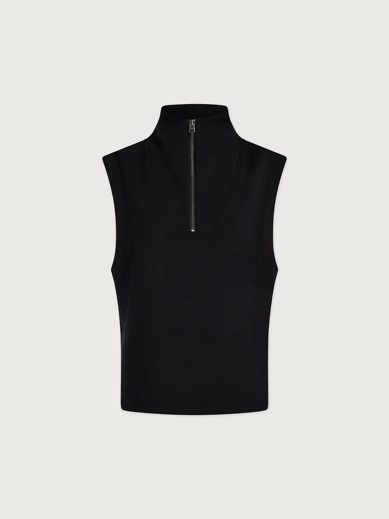 Magnolia Half Zip Tank 2.0