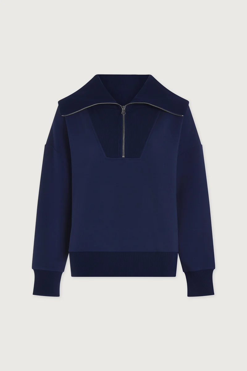 Catherine Half Zip Sweat