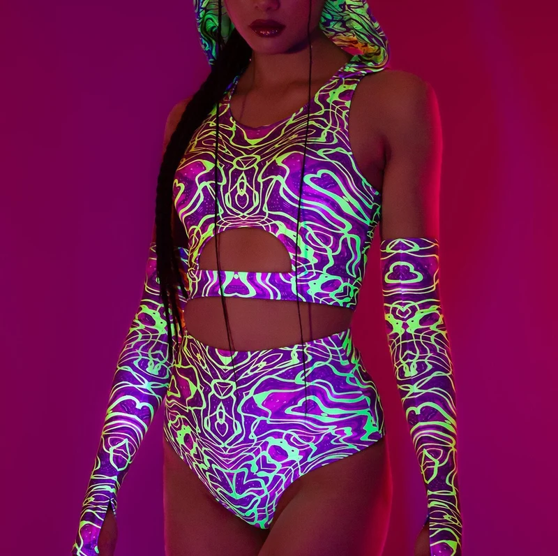 Neon Wavejumper Hooded Set