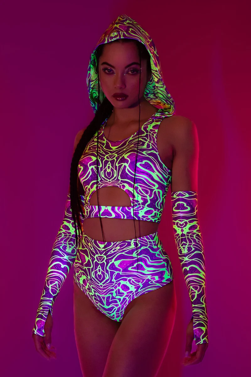 Neon Wavejumper Hooded Set