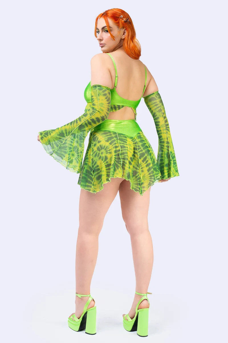 Pixie Ruffle Crop Top