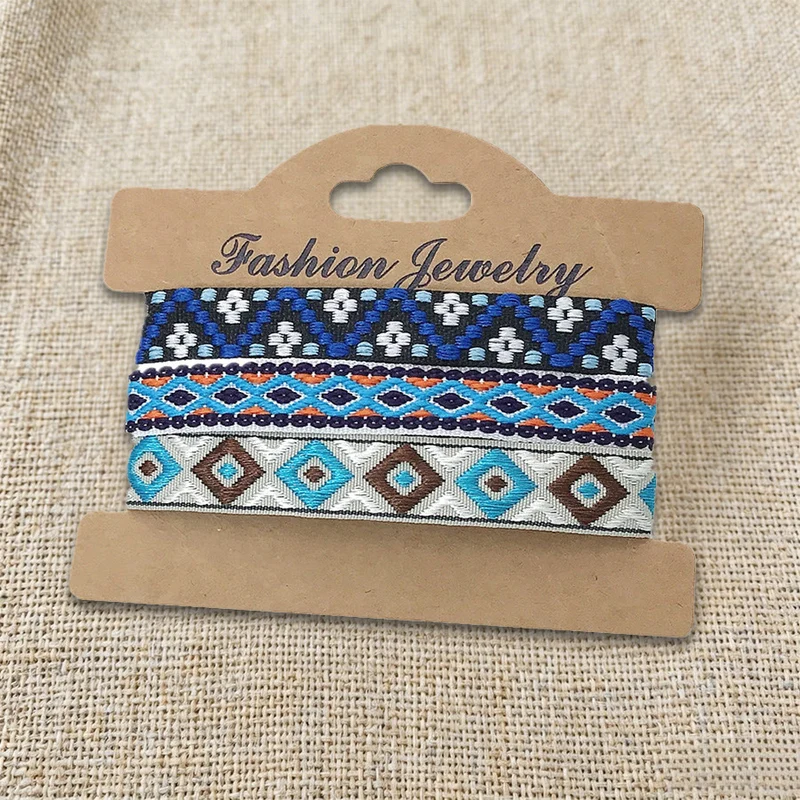 Olivenorma Premium Thread Handgefertigtes mehrfarbiges Boho-Ethno-Flechtarmband