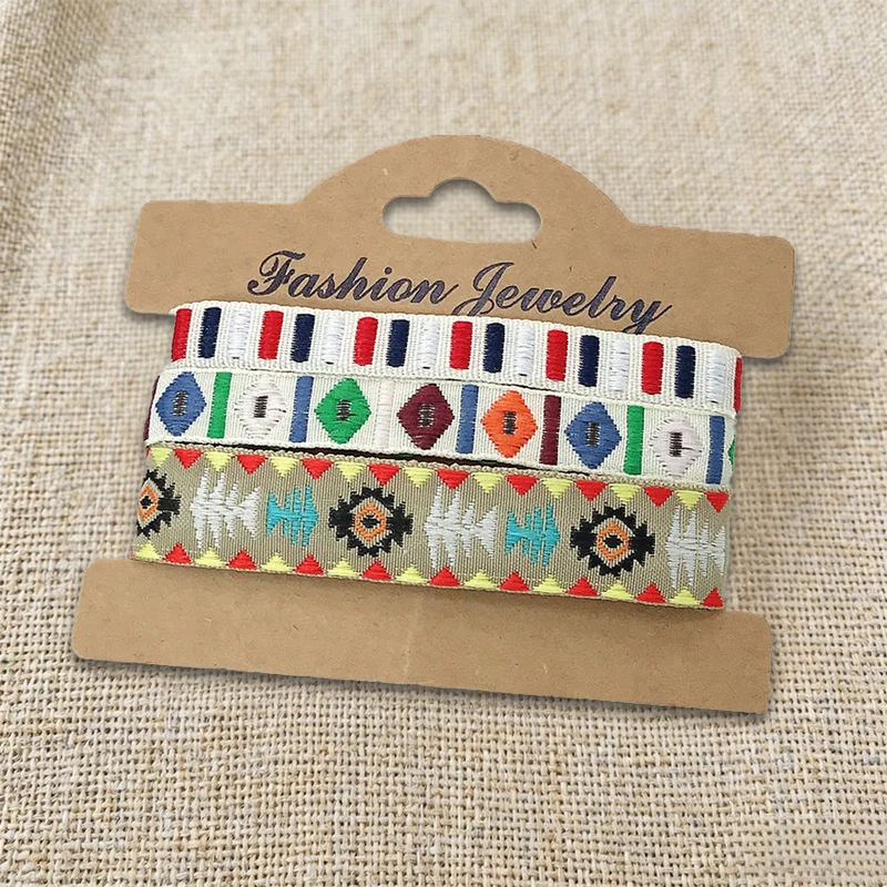 Olivenorma Premium Thread Handgefertigtes mehrfarbiges Boho-Ethno-Flechtarmband