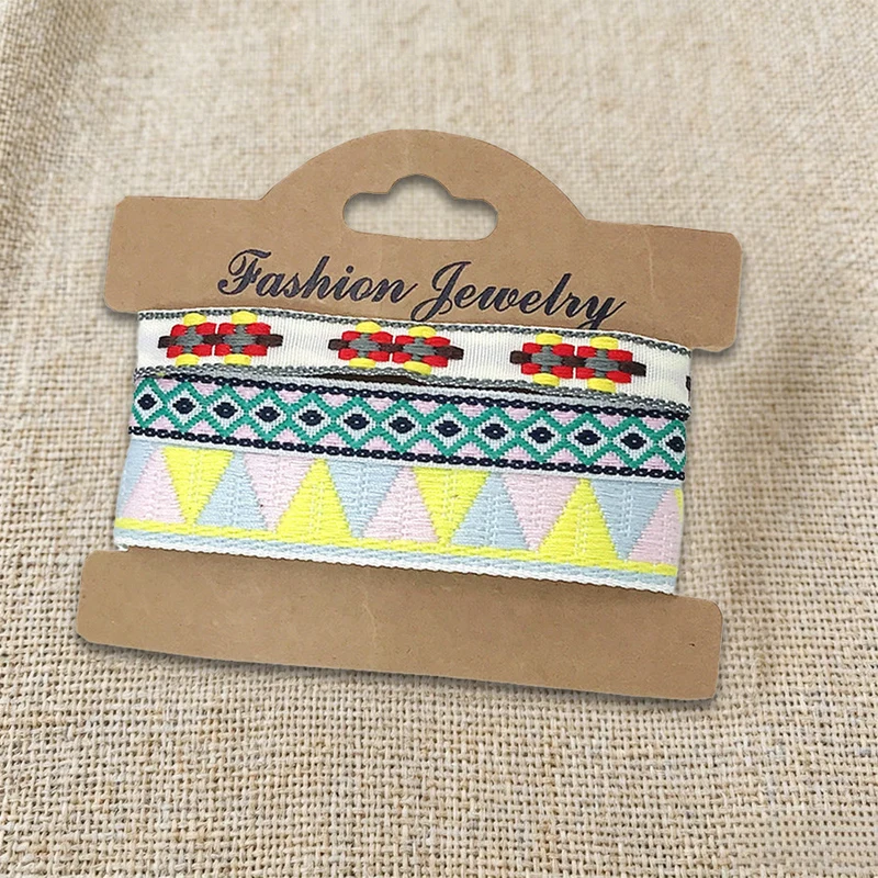 Olivenorma Premium Thread Handgefertigtes mehrfarbiges Boho-Ethno-Flechtarmband