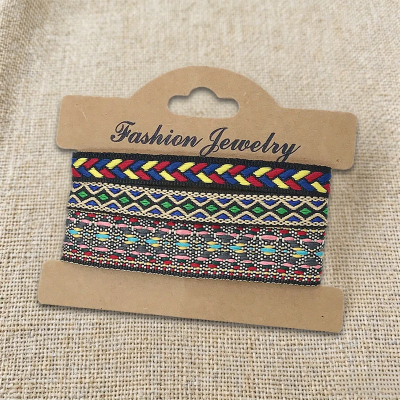 Olivenorma Premium Thread Handgefertigtes mehrfarbiges Boho-Ethno-Flechtarmband