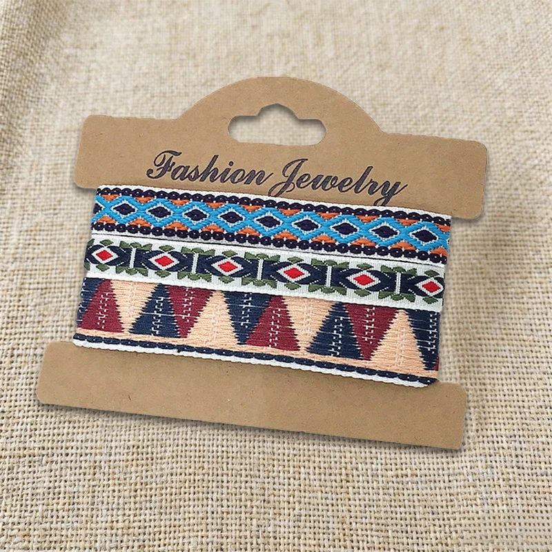 Olivenorma Premium Thread Handgefertigtes mehrfarbiges Boho-Ethno-Flechtarmband