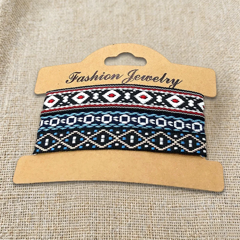 Olivenorma Premium Thread Handgefertigtes mehrfarbiges Boho-Ethno-Flechtarmband