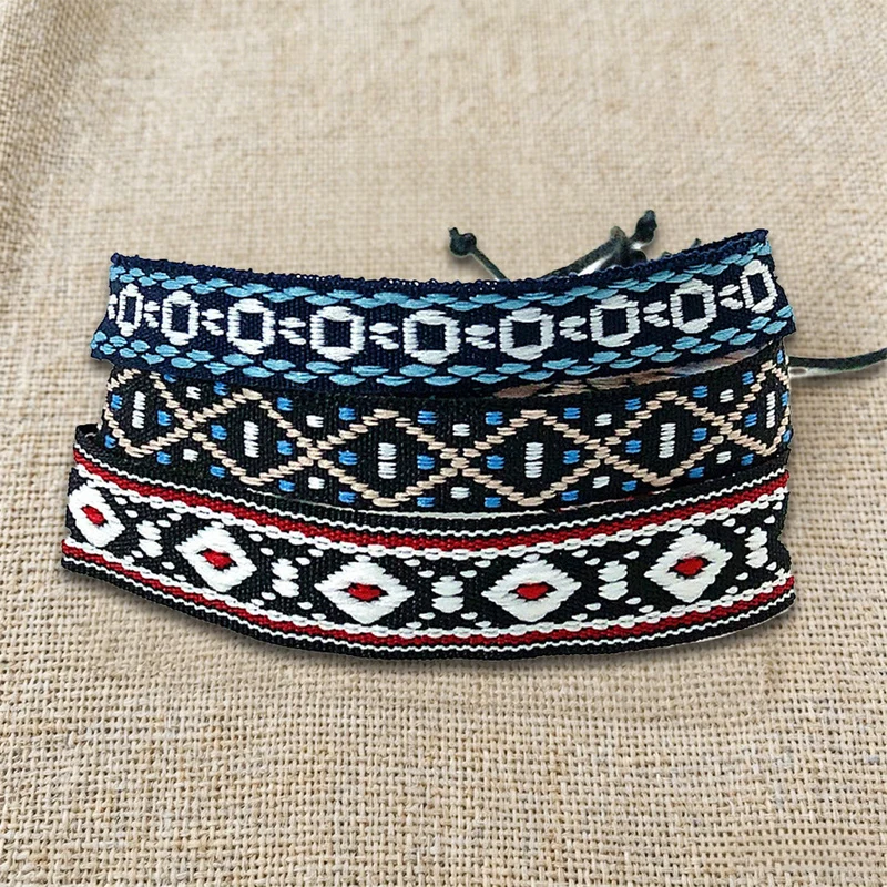 Olivenorma Premium Thread Handgefertigtes mehrfarbiges Boho-Ethno-Flechtarmband
