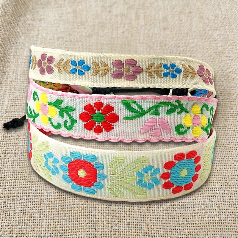 Olivenorma Premium Thread Handgefertigtes mehrfarbiges Boho-Ethno-Flechtarmband