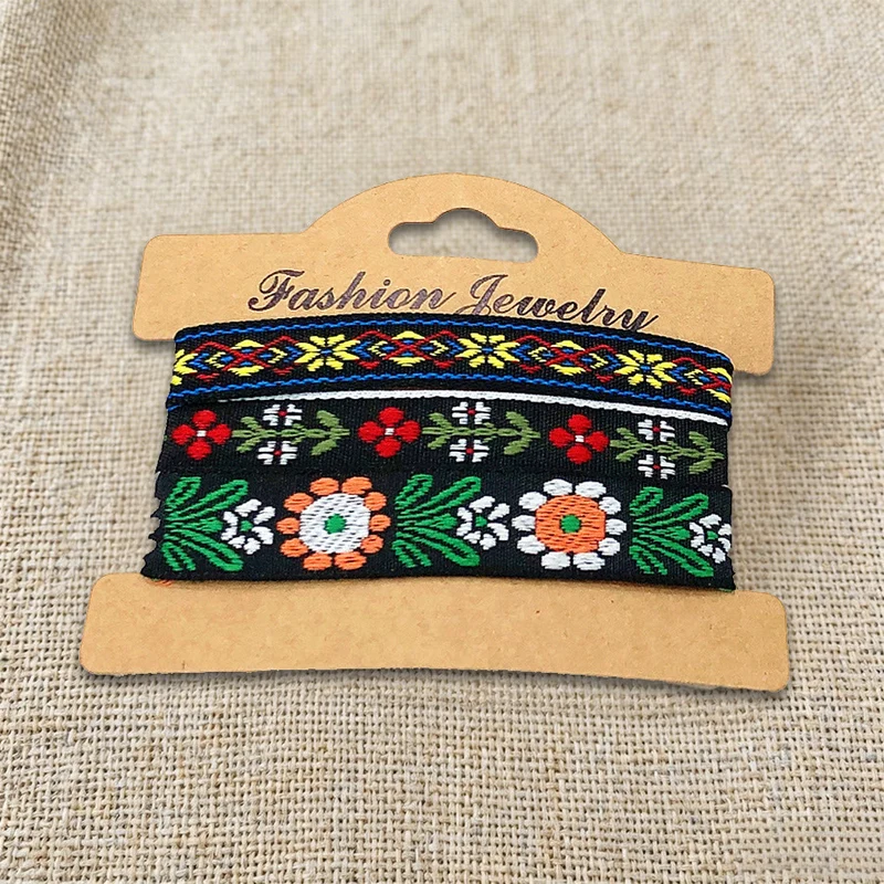 Olivenorma Premium Thread Handgefertigtes mehrfarbiges Boho-Ethno-Flechtarmband
