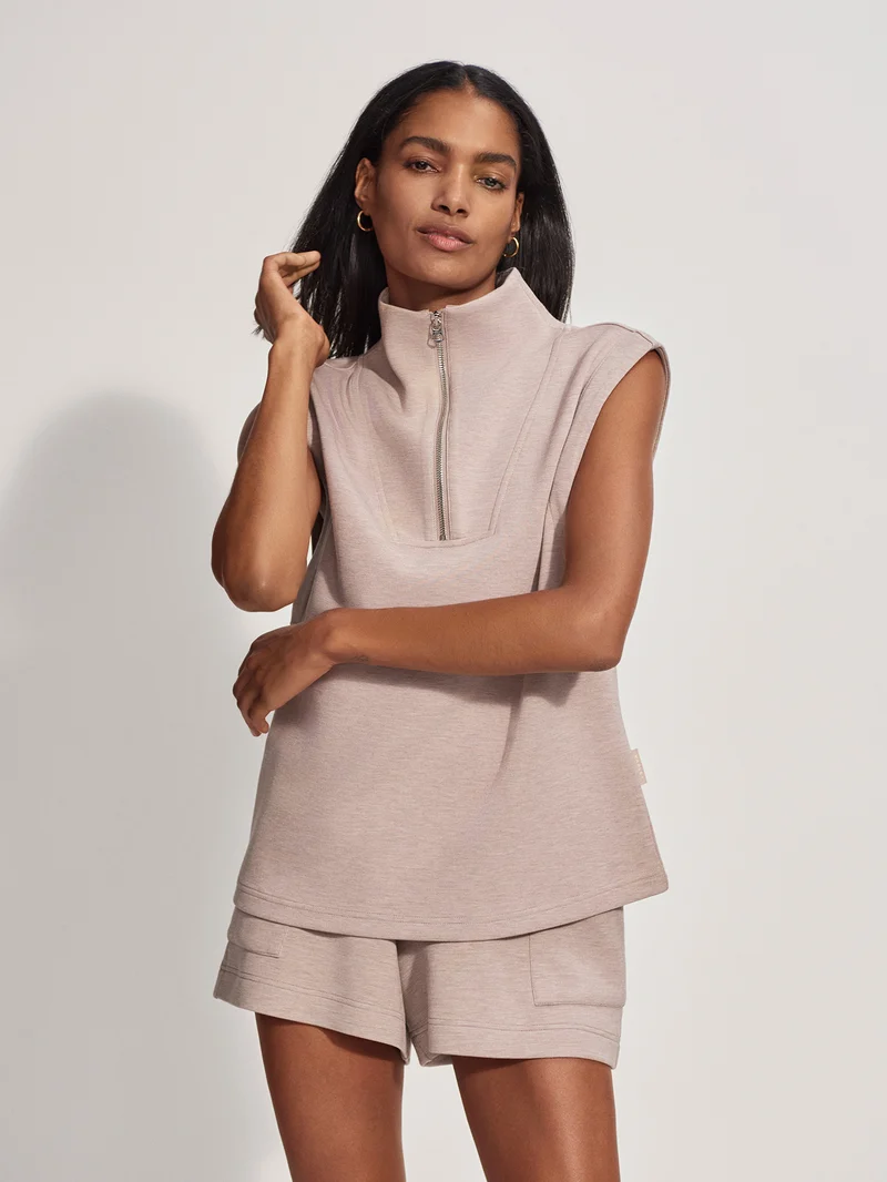 Magnolia Half-Zip Tank