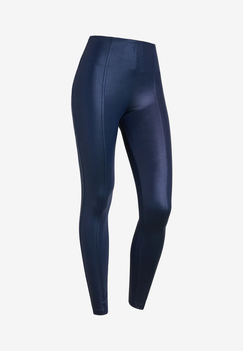 WR.UP Push-Up High Waist Skinny Flex Tech Leggings With Front Seam - Estate Blue