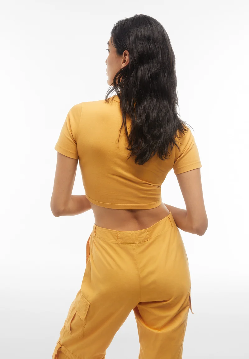 Top Cropped - Yellow Y38X