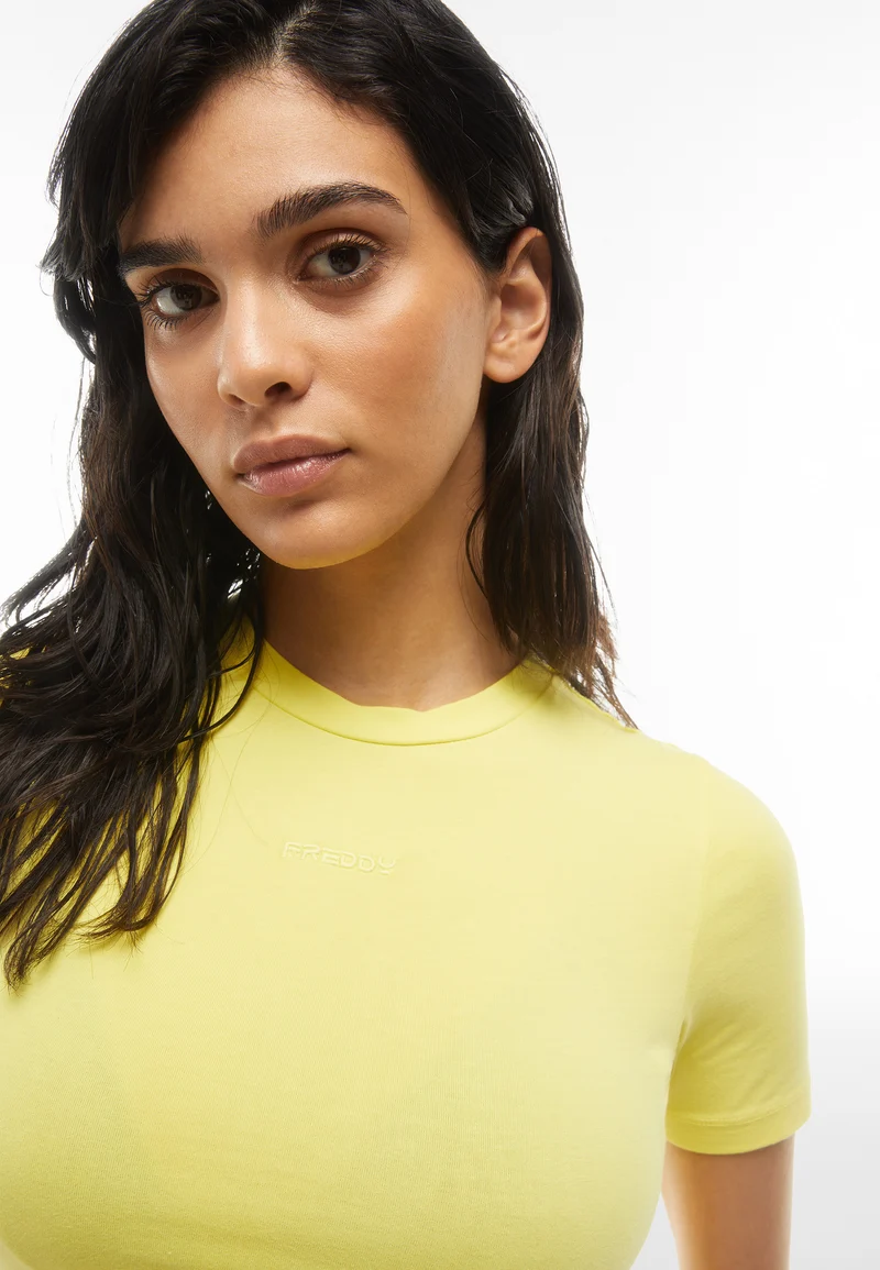 Top Cropped - Yellow Y27X