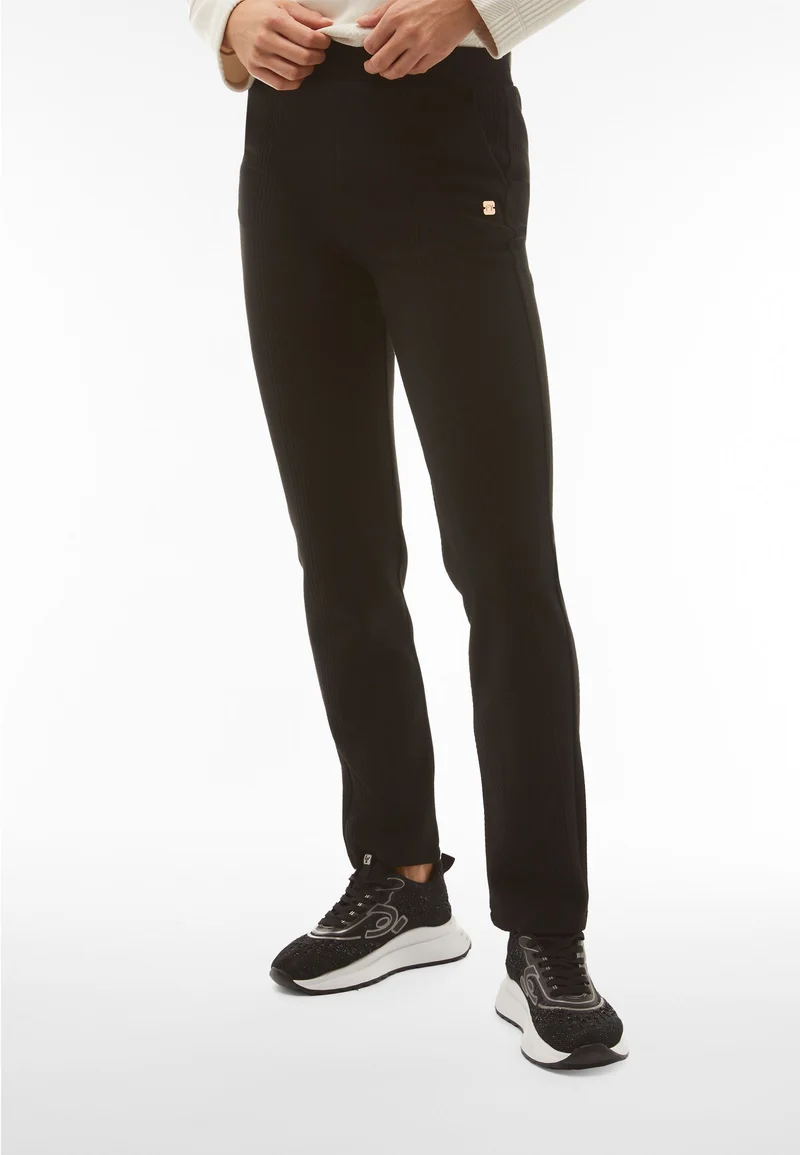 Comfort Pants Straight Leg Full Length - Black