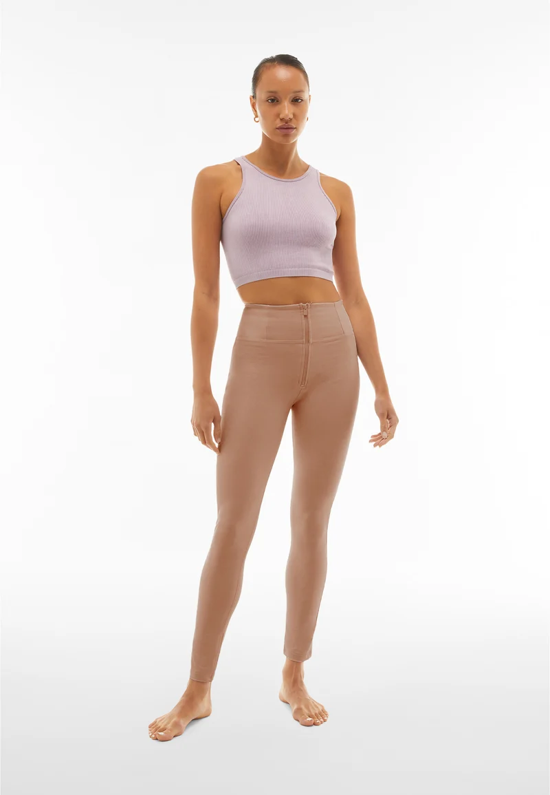 WR.UP Push-Up Super High Waist Skinny Drill Pant - Roebuck Pink