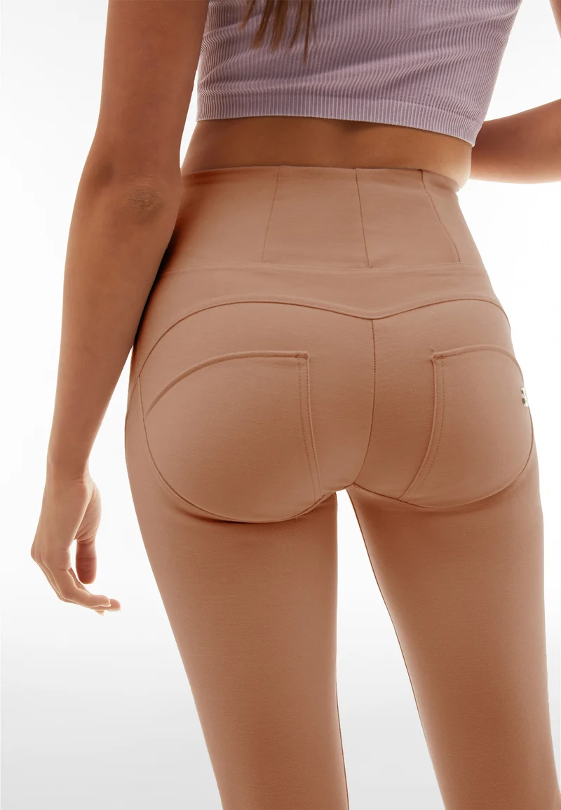 WR.UP Push-Up Super High Waist Skinny Drill Pant - Roebuck Pink